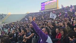 Fiorentina 3 Verona 1 Kean  Serdar Moise Kean 10 Novembre 2024 curva Ferrovia Fiesole [upl. by Silas]