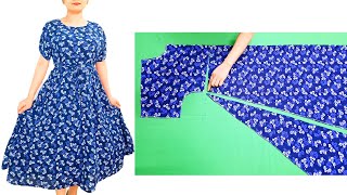 ✅️Very attractive dress cutting and sewing ideas  Dress design fits all sizes👌⚘️ [upl. by Edie256]