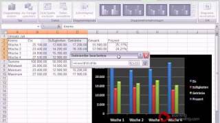 Excel Tutorial Diagramme fortgeschritten [upl. by Laehpar]