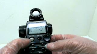 Sekonic L758DR Light Meter [upl. by Einaej669]