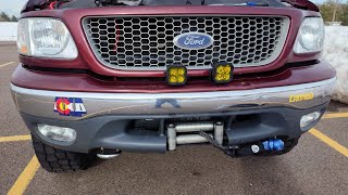 HOW To Install A WINCH On A TENTH GENERATION 19972004 FORD F150 [upl. by Emarej]