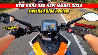 2024 KTM Duke 250 Detailed Ride Review  Worth Buying bike or not [upl. by Baumann]