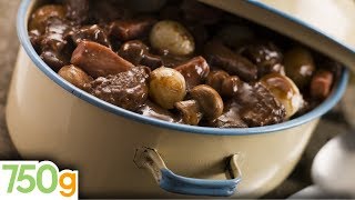 Recette du Boeuf Bourguignon  750g [upl. by Riatsala]