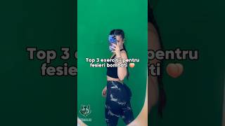 Top 3 exercitii ca sa ai fesieri bombati 🍑 antrenament fitness fesieri [upl. by Helprin108]