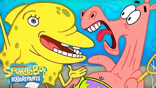 SpongeBob Characters Acting Like ANIMALS For 80 Minutes Straight  SpongeBobOfficial [upl. by Ytisahc413]