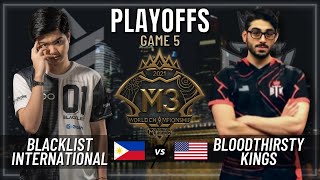 BLACKLIST INTERNATIONAL VS BTK  PLAYOFFS  GAME 5  M3 WORLD CHAMPIONSHIP [upl. by Rondon]