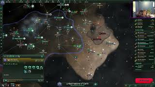 Stellaris I got my first vassal empire not a single war  pacifist they are all the same lol [upl. by Leahcimal]