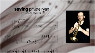 Saving Private Ryan  Hymn to the Fallen  French Horn amp Trumpet Cover [upl. by Noyk]