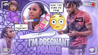 “I’m Pregnant” Prank On Bentley🤰🏽 i cried😢 MUST WATCH [upl. by Suilenrac]