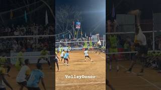 Volley Rally 😳Defence😲Powerful Spike 😱 volleyball volleydonor volley shorts viralvideo [upl. by Agrippina]