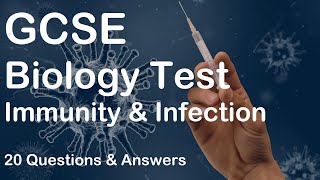 20 GCSE Biology Revision Immunity amp Infection Questions amp Answers  test yourself and learn [upl. by Amlas]