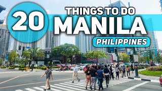 Best Things To Do in Manila Philippines 2024 4K [upl. by Darwen945]