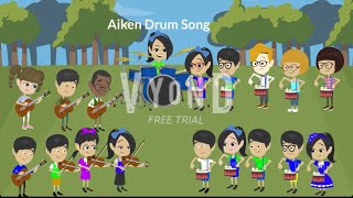 Aiken Drum Nursery Rhymes Kids Songs Vyond Version [upl. by Aan]