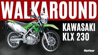 Kawasaki KLX 230 First Look  Detailed Walkaround [upl. by Gusty]