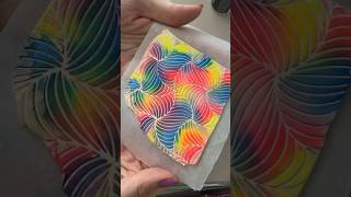 Polymer Clay Slab for Earrings  Alcohol ink  stencil  earring making  polyclay [upl. by Aneba]