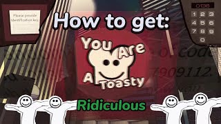 How to get You Are a Toasty  Find The Toasties [upl. by Yneffit]