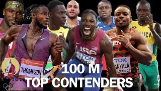 Who Will Win the Mens 100 Meters at Paris 2024 [upl. by Asilec]