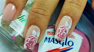 Diseño De Uñas Para Novia Paso a Paso  Diseño De Uñas Para Novia  Decoración De Uñas Para Novias [upl. by Ulyram572]