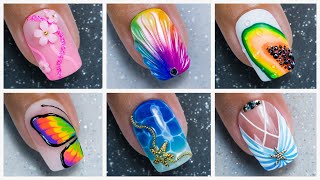 New Nail Art Designs 2024  Best Summer Nail Art Compilation [upl. by Aivad292]