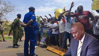 CHAOS IN BOMET AS POLICE LEADS RESIDENTS IN BOMET PROTESTING OVER HIGH COST OF LIVING [upl. by Angeli]