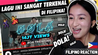 DOLA  ANGGA DERMAWAN LAGU INI SANGAT TERKENAL DI SINI DI FILIPINA  FILIPINO REACTION🇵🇭 [upl. by Llaccm695]