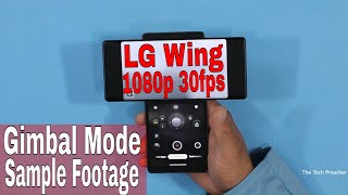 LG Wing Camera Gimbal Review amp Simple Footage  This Feature Is DOPE [upl. by Assirhc]