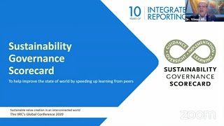 Sustainability Governance Scorecard 2020 at IIRC [upl. by Ellennej]