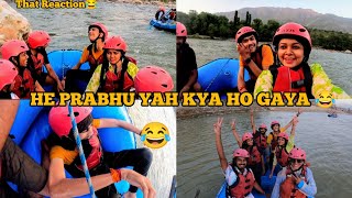 FINALLY LIFE KI FIRST RIVER RAFTING KAR LI ⛵ SOCHA NAI THA ITNA MAZA AAYENGA 😲🥶😂 PURA ZARUR DEKHE [upl. by Ahsemac]