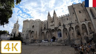 Palais des Papes in Avignon France  Summer 2021【4K】 [upl. by Prebo]