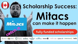 Fully funded scholarships to do research in Canada MITACs  TaheTalkinEUCanada [upl. by Naujahs645]