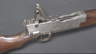 Japanese Trials GasOperated Pedersen Rifle [upl. by Amyaj]