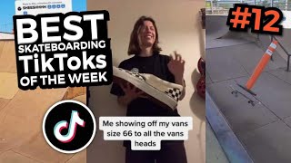 Best Skateboarding TikToks of the Week CONY HAWK AND SIZE 66 VANS  Episode 12 [upl. by Ennirak346]