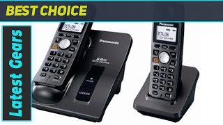 Panasonic KXTG6022B 58 GHz Expandable Digital Cordless Phone with 2 Handsets [upl. by Terrell]