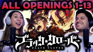 COUPLE REACTS TO BLACK CLOVER OPENINGS 113  🔥😱 [upl. by Adnawed]