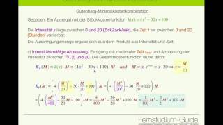 EBWL GutenbergMinimalkostenkombination Teil 2 [upl. by Willard]