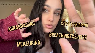 Fast Chaotic ASMR Personal Attention Aura Braiding Measuring Beeswax Paper  Much More [upl. by Adkins]