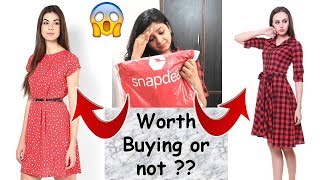 Unboxing and Review Snapdeal Amazon dress haul shirt dress and midi dress DIYPROCESSBYHEMA [upl. by Notlimah]