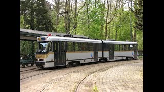 Brussels Bruxelles Brussel Tramway Route 44 Montgomery to Tervuren [upl. by Enomis291]