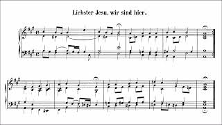 J S Bach „Liebster Jesu wir sind hier“ BWV 706II [upl. by Laenaj]