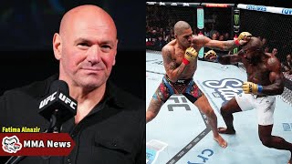 MMA News Latest Dana White points out the exact moment that sealed the outcome of Alex Pereira [upl. by Mellisa]