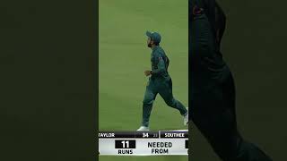 1️⃣7️⃣ Runs in 6️⃣ Balls  Shaheen Afridi vs Ross Taylor PAKvNZ SportsCentral Shorts PCB M8C2A [upl. by Dayir]