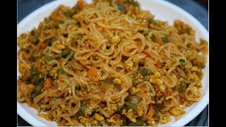 Egg Maggi  Egg Maggi Recipe  How to Make Egg Maggi Masala Recipe [upl. by Ezaria]