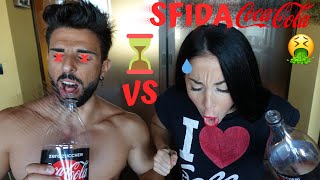 SFIDO LA MIA RAGAZZA CON LA COCA COLA  Rutti e risate  Coca Cola Challenge [upl. by Kelwunn]