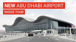 4K Inside the NEW Abu Dhabi Airport Terminal A Zayed Intl Airport [upl. by Enelyw868]