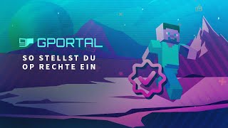 GPORTAL Minecraft Server – So stellst Du OP Rechte ein [upl. by Ymmac]