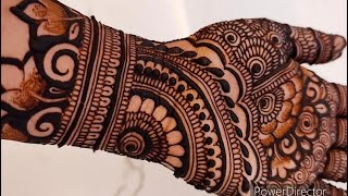 Stylish easy palm bridal mehbdi designs  mehndi ka designs  mehndi ke designs  mehandi design [upl. by Ayo768]