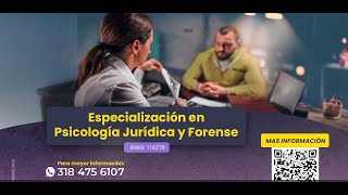 Especialización en Psicología Jurídica y Forense [upl. by Tedman]