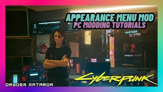 How To Install The Appearance Menu Mod Cyberpunk 2077 PC Mods [upl. by Asirrak]