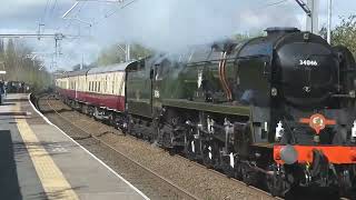 2024 04 17 The White Rose through Manchester 34046 [upl. by Uyr]