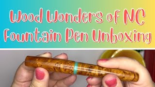 UnboxaPalooza ✨ Wood Wonders of NC Handmade Pen [upl. by Yekciv]